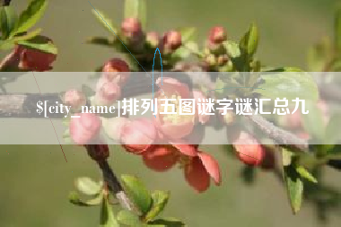 邵阳县排列五图谜字谜汇总九