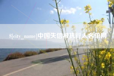 邵阳县中国失信被执行人名单网