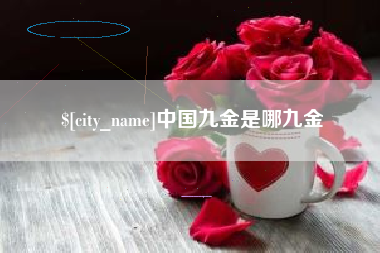 邵阳县中国九金是哪九金