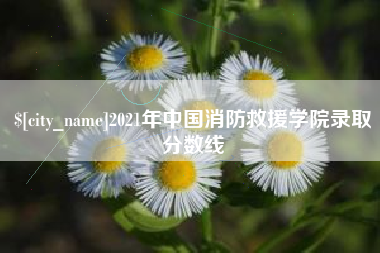邵阳县2021年中国消防救援学院录取分数线