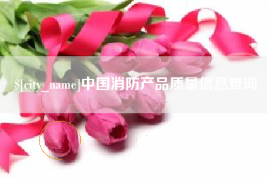 邵阳县中国消防产品质量信息查询