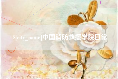 邵阳县中国消防救援学院日常