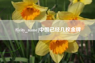 邵阳县中国已经几枚金牌
