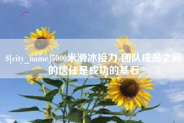 邵阳县5000米滑冰接力-团队成员之间的信任是成功的基石