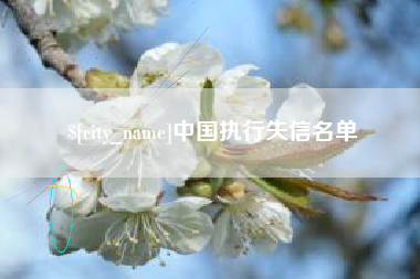 邵阳县中国执行失信名单