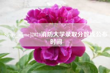 邵阳县2024消防大学录取分数线公布时间