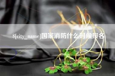 邵阳县国家消防什么时候报名