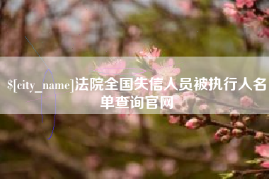 邵阳县法院全国失信人员被执行人名单查询官网