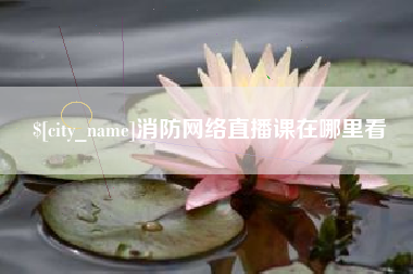 邵阳县消防网络直播课在哪里看