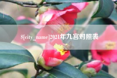 邵阳县2021年九宫对照表