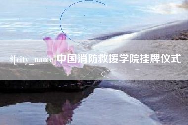 邵阳县中国消防救援学院挂牌仪式