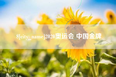 邵阳县2020奥运会 中国金牌